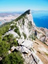 The famous pointed part of the Rock of Gibraltar